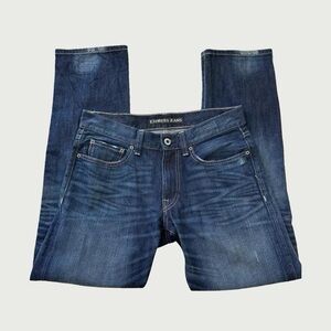 Dark Wash Straight Leg Jeans